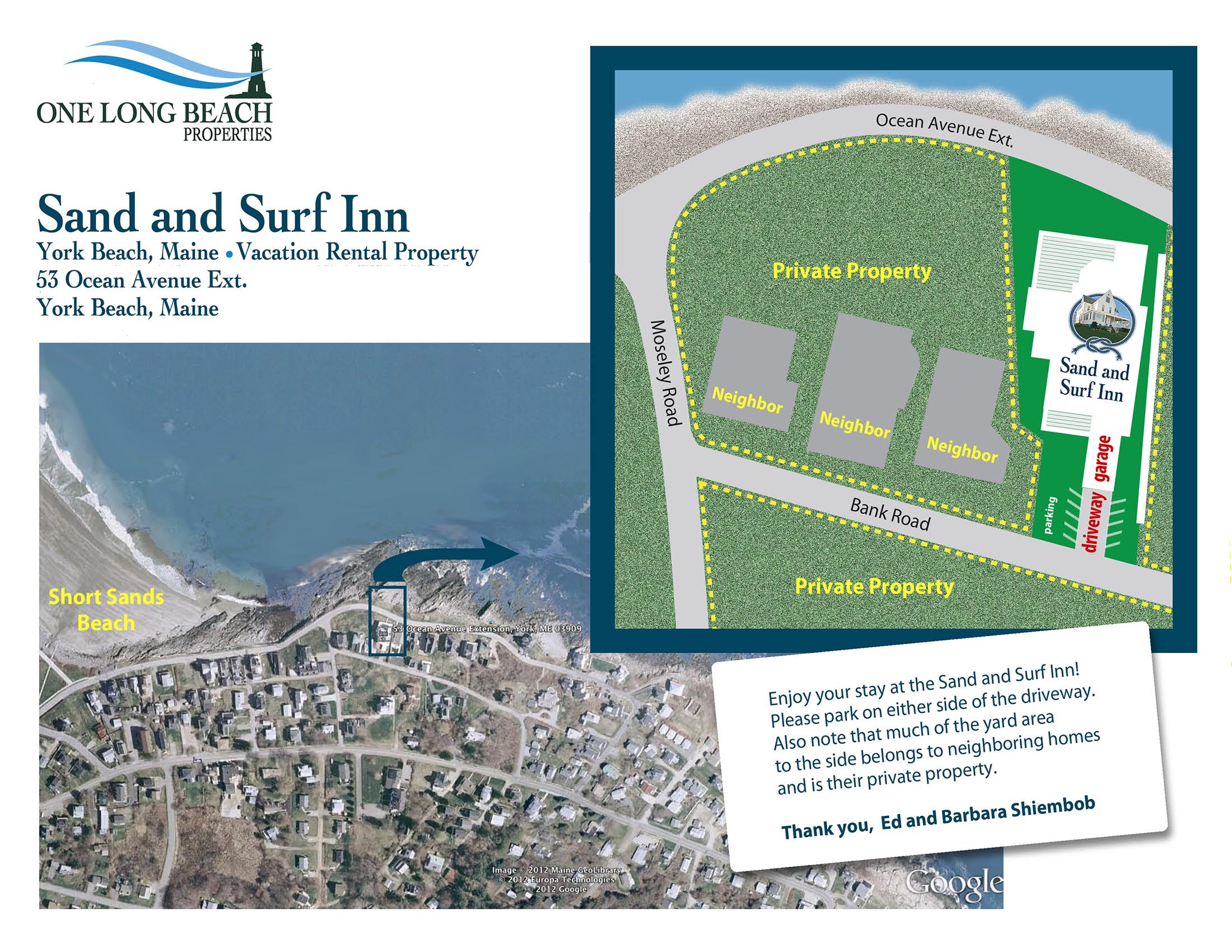 Map of the Sand and Surf grounds