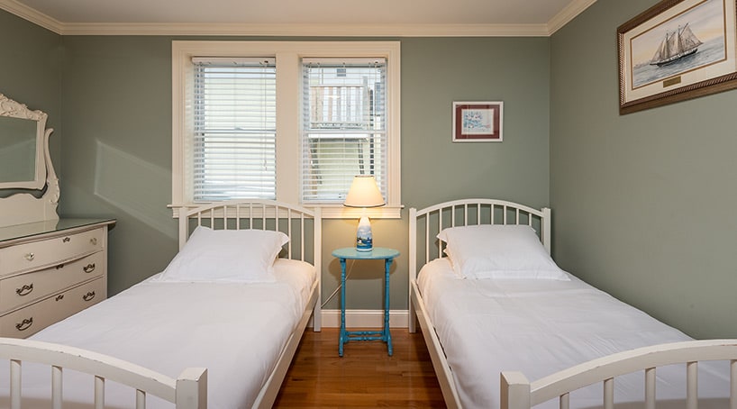 Bed of Carriage House Maine